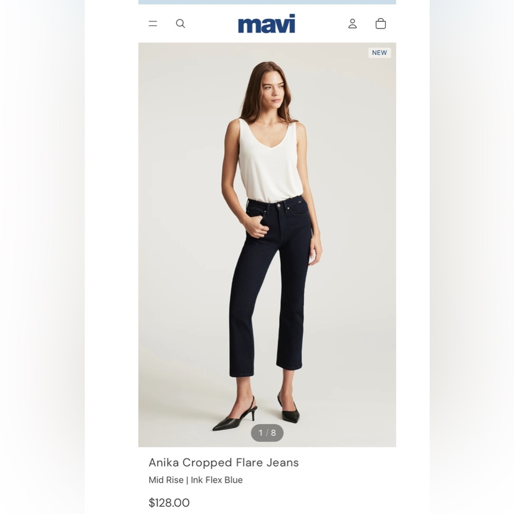 Mavi Black Flare Women's Jeans